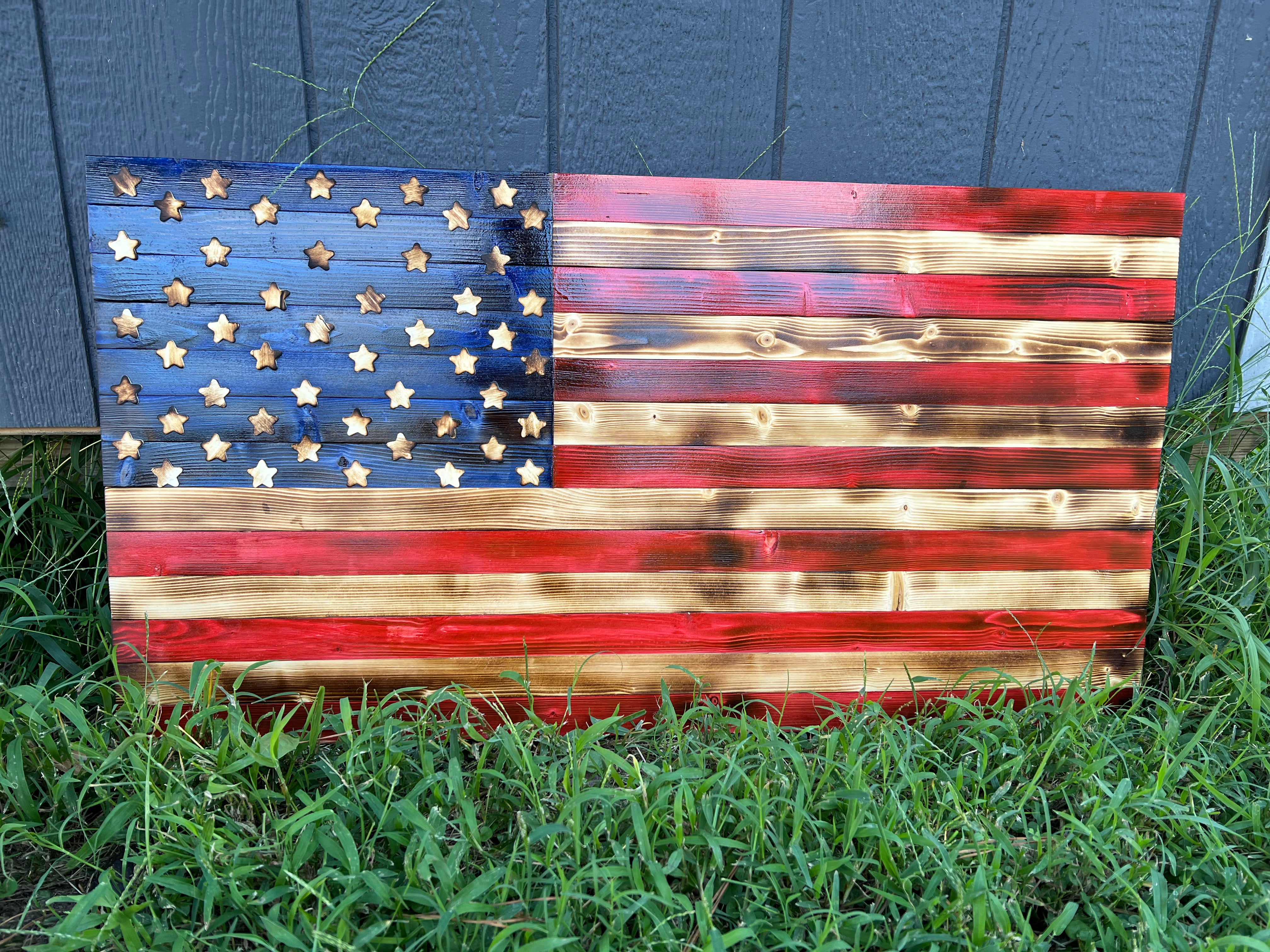 Handmade Custom Rustic Flags – Brysworkshop